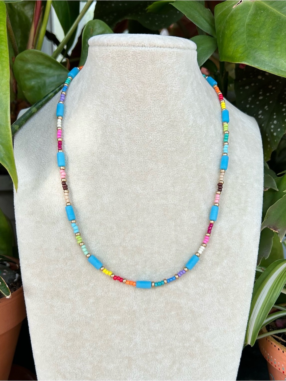 Fun rainbow necklace